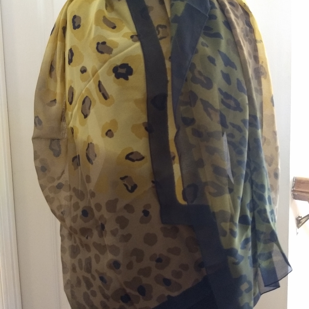 Nordstrom polyester scarf. 62"x38".